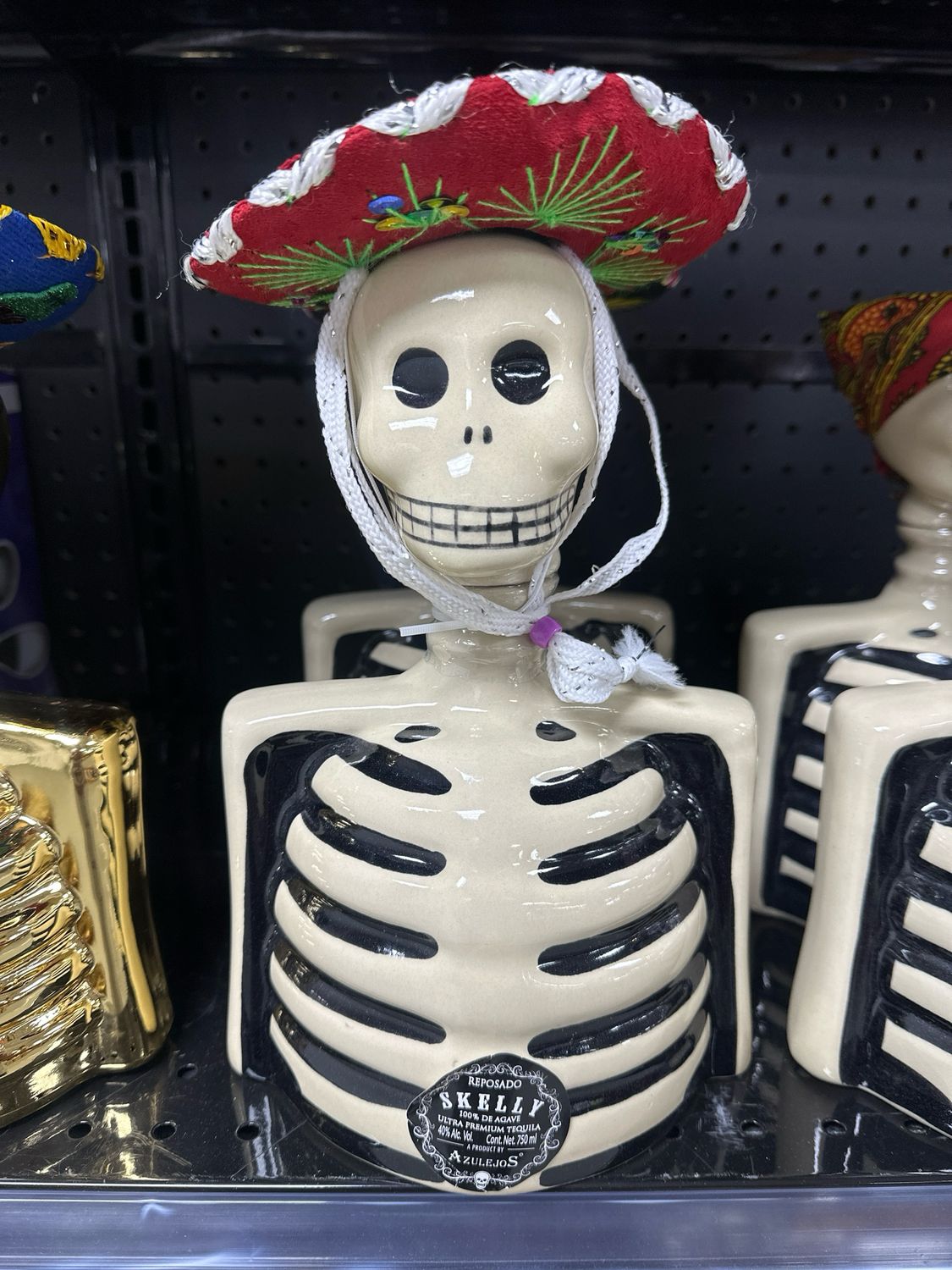 Skelly Tequila Reposado W/ Mariachi Hat 750ml