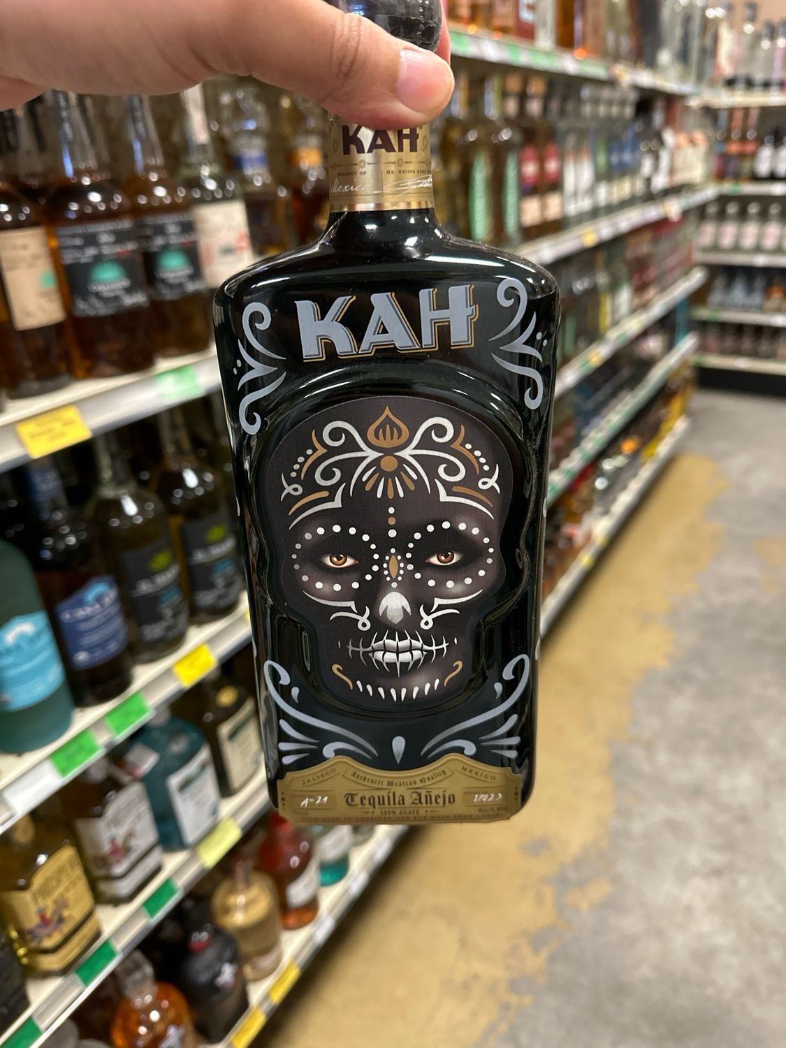 Kah tequila añejo 750ml 