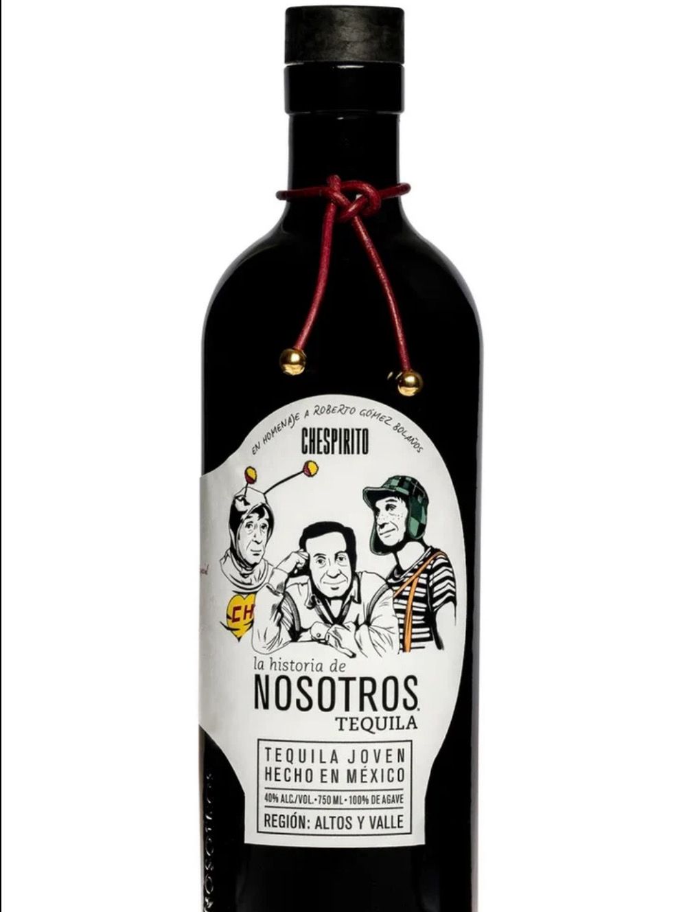 Nosotros Chespirito tequila Joven 750ml