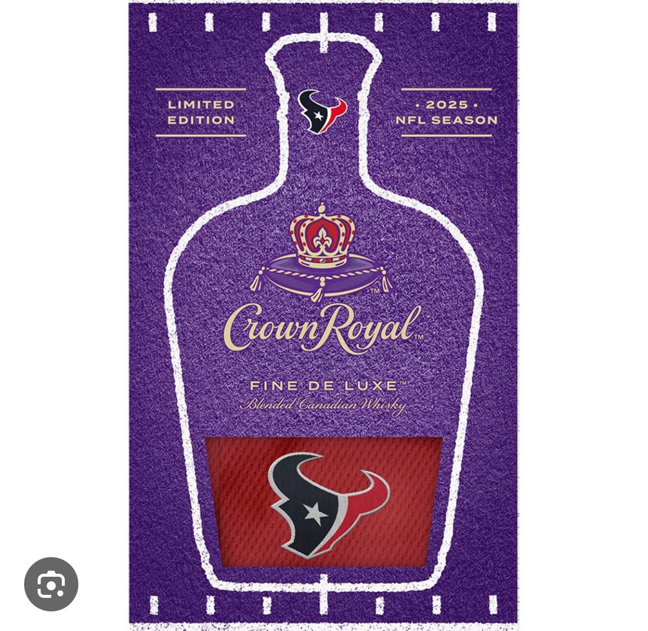 Texans crown royals 2025 750ml 