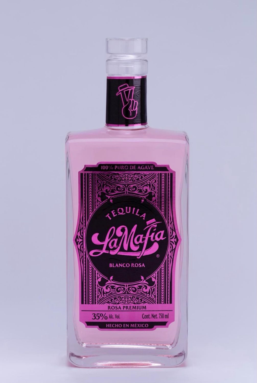 La mafia tequila blanco Rosa 750ml