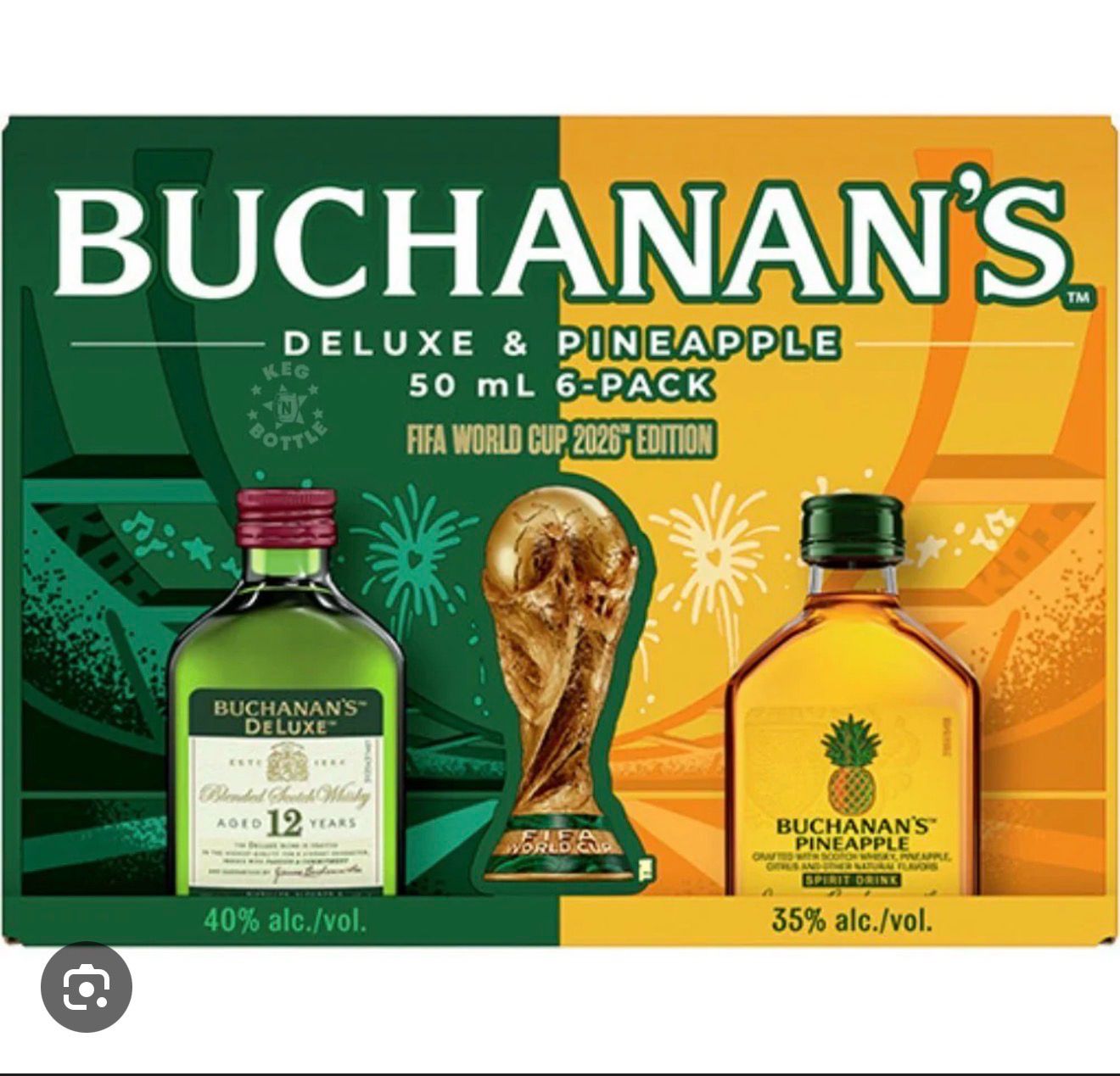 Buchanans Fifa Mini 6 pack 50ml 