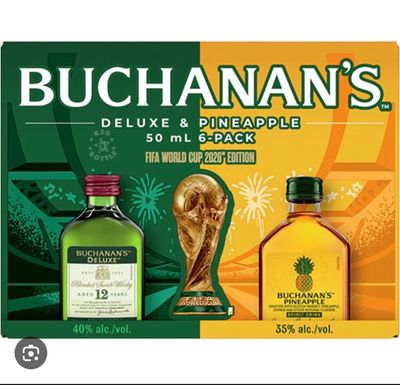 Buchanans Fifa Mini 6 pack 50ml 