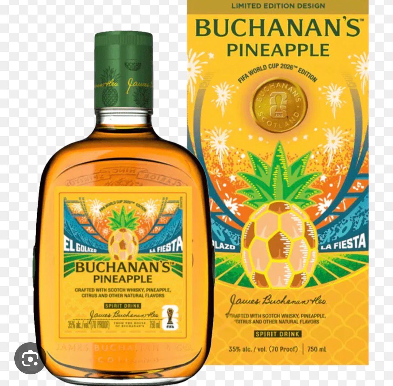 Buchanans pineapple Fifa edition 750mm 