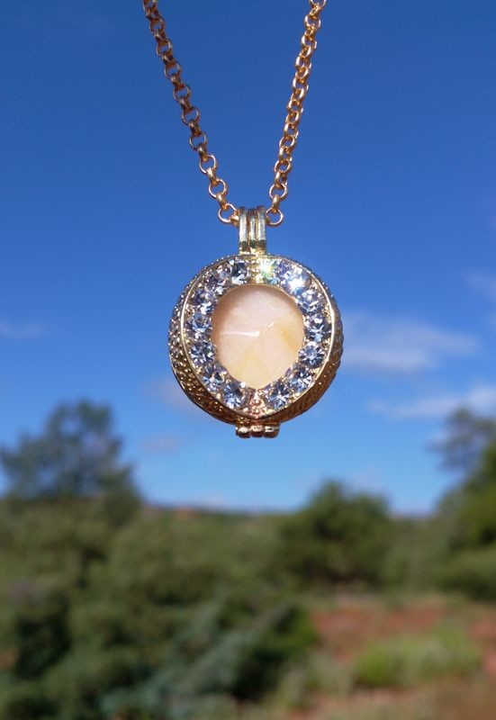 Gold Sedona Portal of the Vortex Crystal