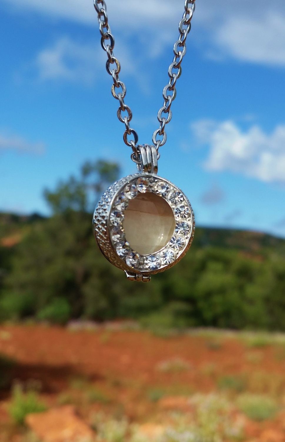 Moonstone White light Sedona Portal of the Vortex Crystal