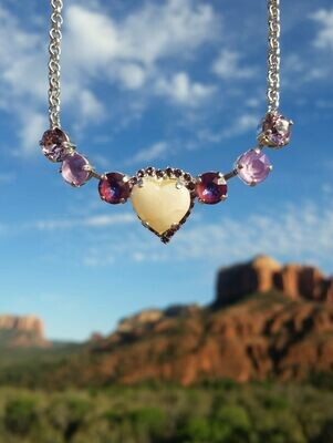 Sedona Sophia Hearts of Mother Earth Gaia Violet  & Pink Ray Healer 
Priestess $244.00/$444.000 {Light Workers sale}