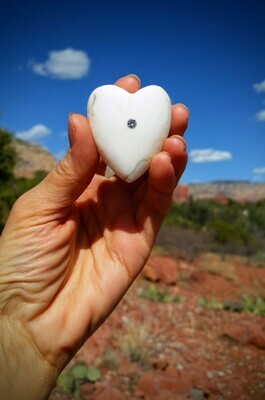 White Light  Holding Heart Healer Sedona Crystal Ascended Masters  & Golden Ray of LOVE