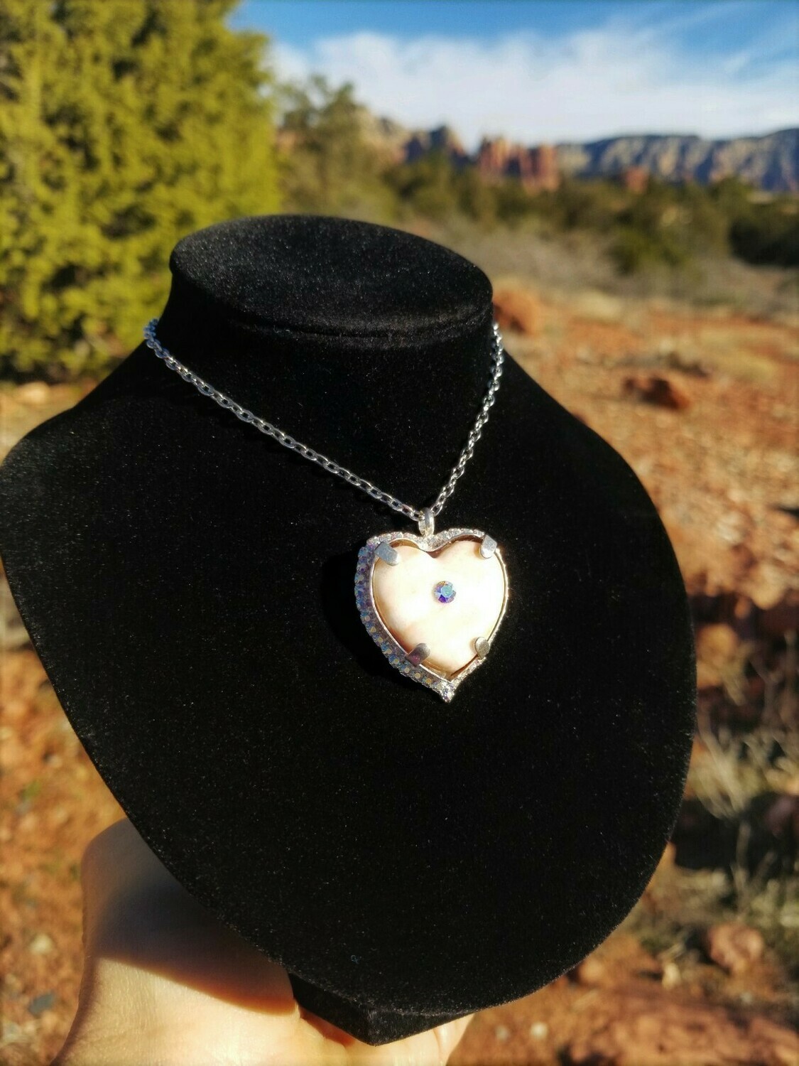 Heart of Sedona Promise White Light Crystal City of Light LOVE / Valentines Sale $244.00/333.00