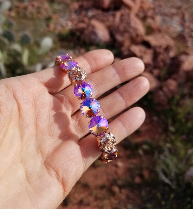 Devic Crystal LOVE Technology Bracelets/Sister of the Sacred Rose Priestess Golden Christ Ray $113.00/ $144.00 retreat sale