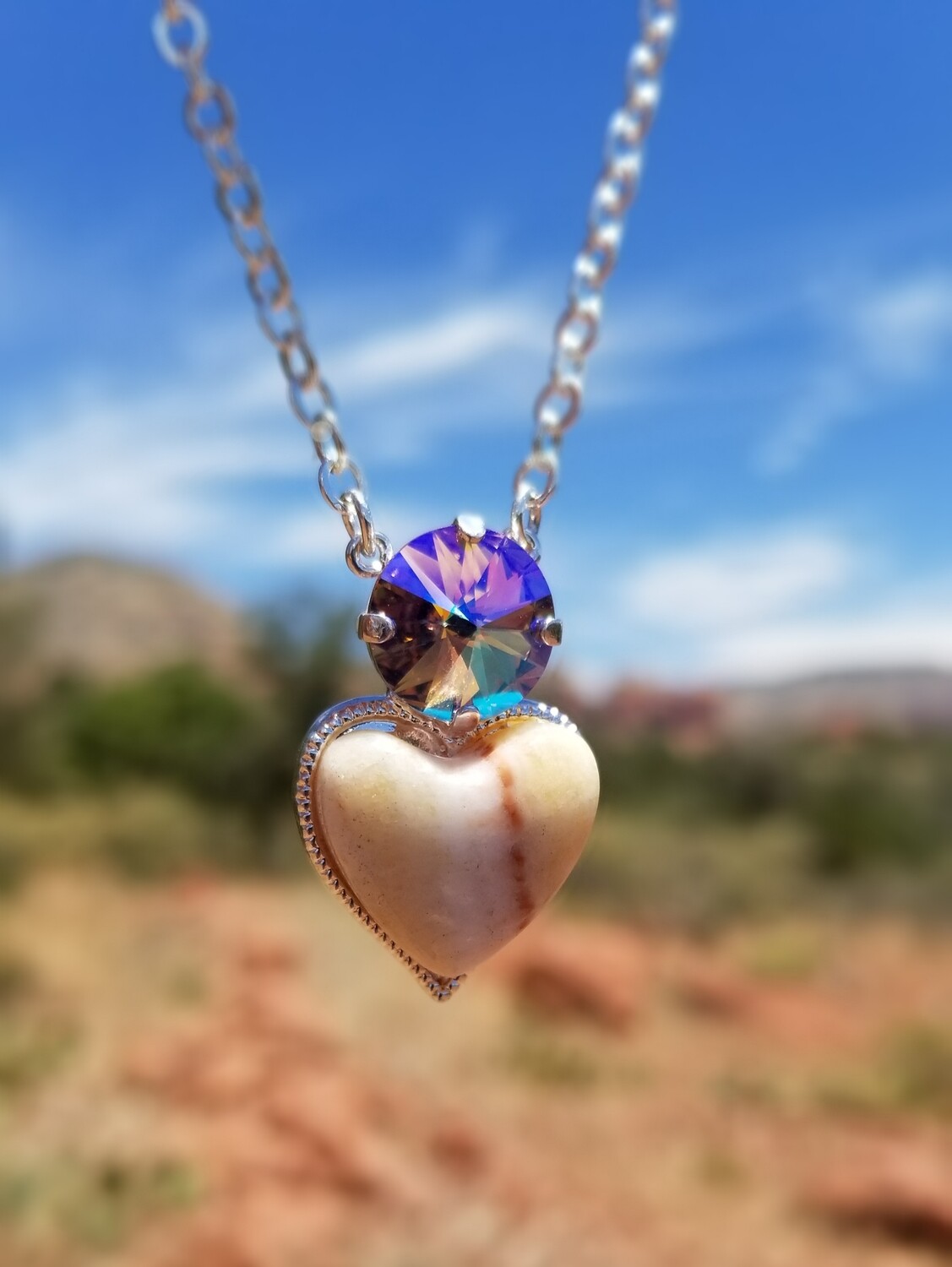 Sedona Sacred Heart White Light Golden crystal of Mother Earth Gaia retreat sale$233/333.00