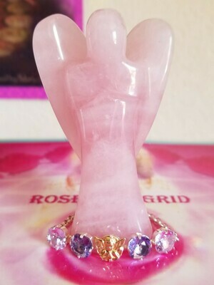 Beautiful Violet Purple Rose Ray Guardian Angel/ Devic Crystal LOVE Technology Bracelet/$144.00/188.00/CV Retreat Sale