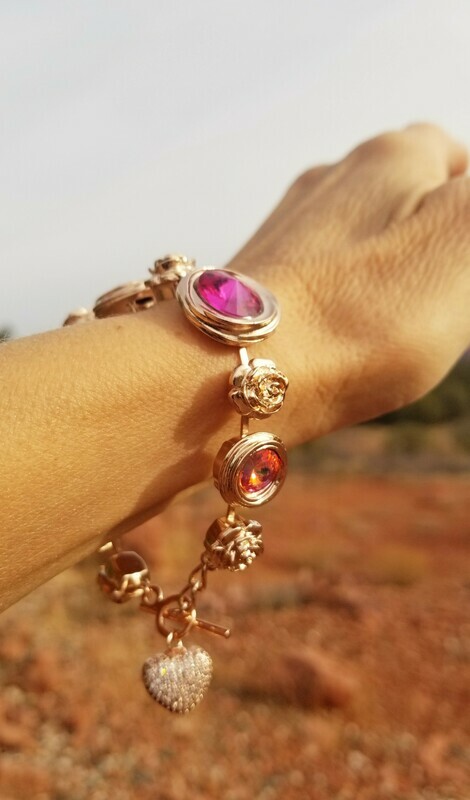 Gorgeous Rose Ray Soul Portal Bracelet/Devic Crystal LOVE Bracelet 188/255.00 Sister Rose Retreat Sale