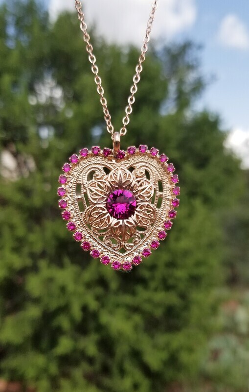 Heart Awakened Activator Rose codes pendant/Rose Priestess Sale 144.00/188.00