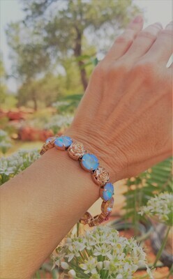 Gorgeous Mother Mary New Earth/Devic Crystal LOVE Technology Bracelet $155.00/188.00 Goddess sale
