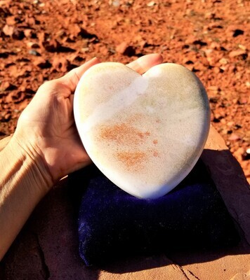 Sedona Holding Heart White Light Crystal Hand of the Mother Universal LOVE & Miracles/Heart Sale $999.00$1300