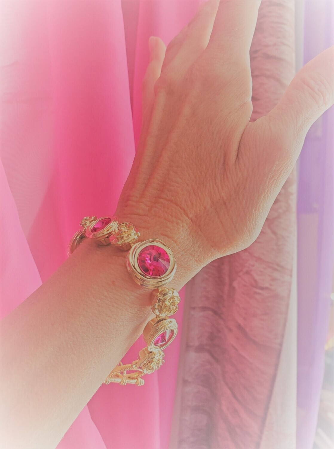Gorgeous Gold Rose Ray Soul Portal Bracelet/Devic Crystal LOVE Bracelet 188/255.00 Sister Rose Retreat Sale