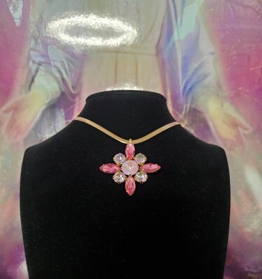 Gorgeous Rose of LOVE Angelic Christos Radiant Codes Pendant LOVE sale $244.00/288.00