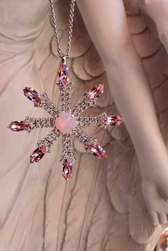 Beautiful Lighter pink Archangel Chamuel LOVE Resonator/Activator/
Grid Work/Healing & Pendant