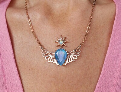Beautiful Angelic Star Tribe Blue Ray/Sacred Water "Shine Your Light" Angelic Realms Radiant Codes Pendant $288.00