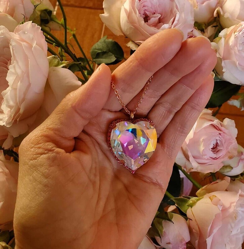 Exquisite Divine Feminine Christo Light Spectrum Heart of Supreme LOVE & Rose Ray Awakener/Radiant Codes Frequency Harmonizer