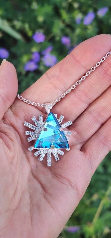 Exquisite Radiant Blue Pyramid of Light &333.00