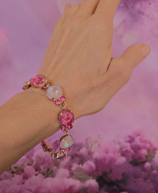 Gorgeous Rose Ray LOVE Radiance Crystal  Bracelet