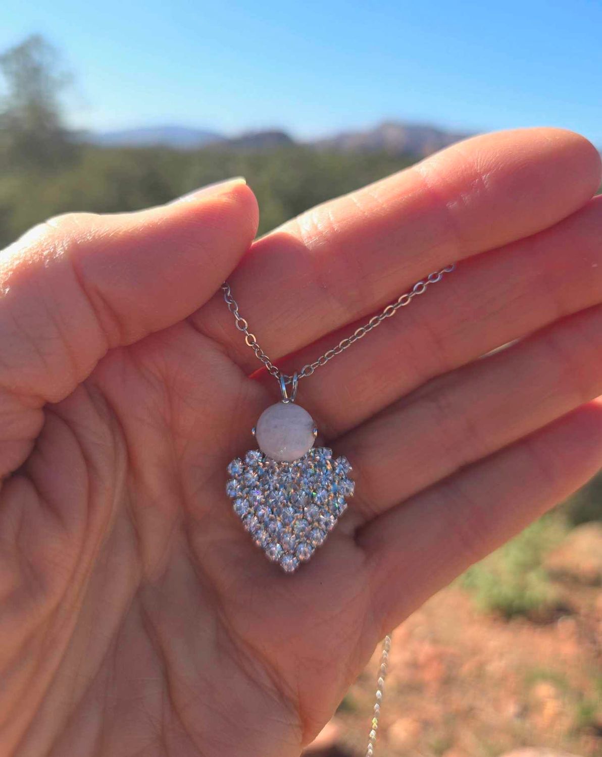 Sedona White light Singing Crystal Heart LOVE (Crystal City of Light)