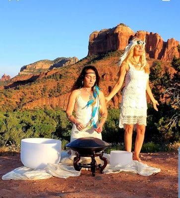 Sedona Group Sound Healing & Rose Ray Mother Mary Land Journeys