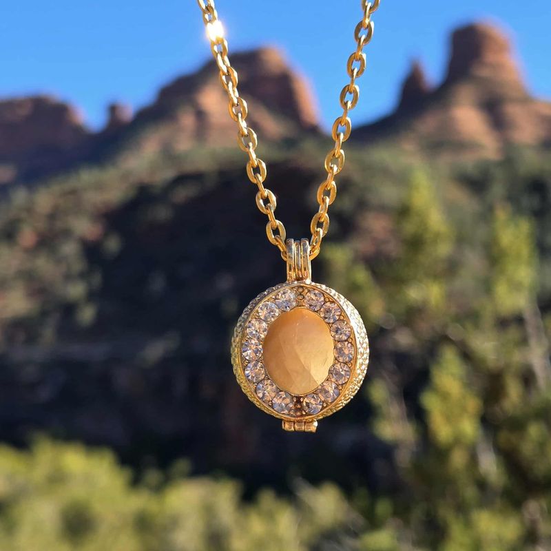 (Gold PEACE)  Sedona White Light Singing Crystal ~ Portal of the Vortex Crystal City of Light