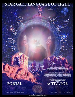 Sedona STAR GATE LANGUAGE OF LIGHT  Activator/Pleiadain Peace Portal instant Download/includes Language of Light transmission Crystal heart Pleiadian song Retreat/$15/$20.00