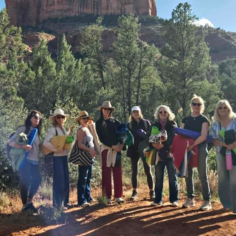 The Rose Ray Heart Anointing Mother Mary Land Journey • at Cathedral Rock Vortex, in Sedona AZ