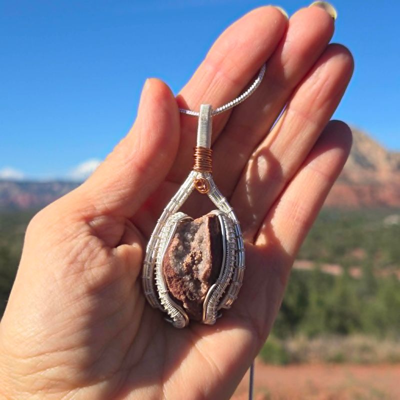 Energetic Vortex Stone (Power of the Universe)  Sedona Star Family Druzy Quartz — (Crystal City of Light) Steward