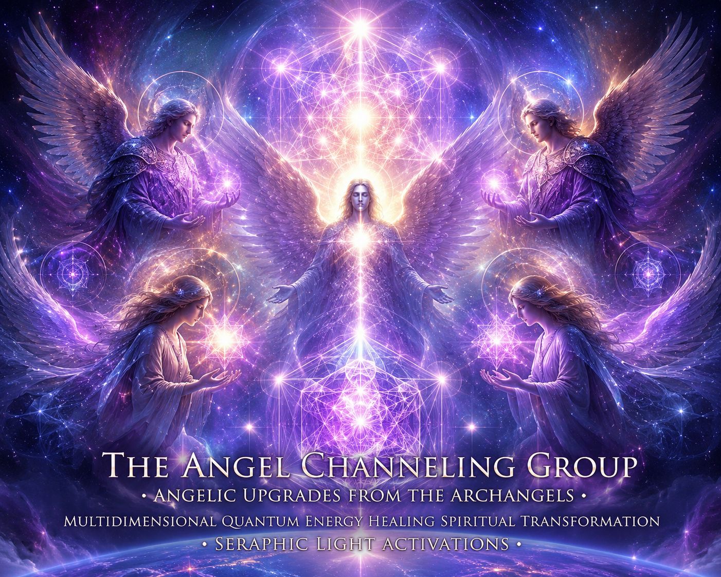 The Angel channeling Monthy Zoom  Group  •  Quantum Healing Circle Angelic  •  Upgrades from the Archangels