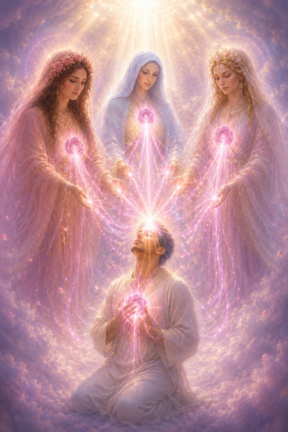 Rose Ray Divine Rose Sacred Feminine of Mother Mary,  Mary Magdalene, & Sophia Supreme Divine Dispensation –Soul Emergence Transformational Anointing