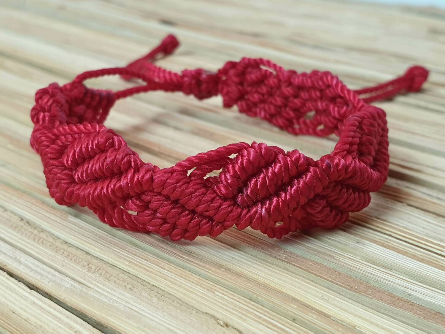 Zigzag Bracelet, Color: Red
