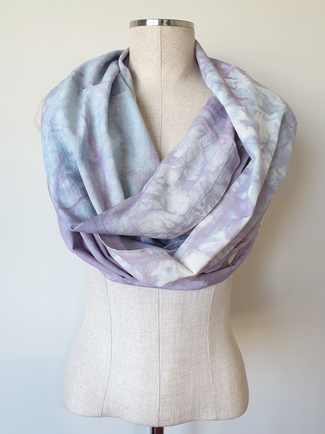 Hand-dyed Ombre Scarf: Pale Fluorite