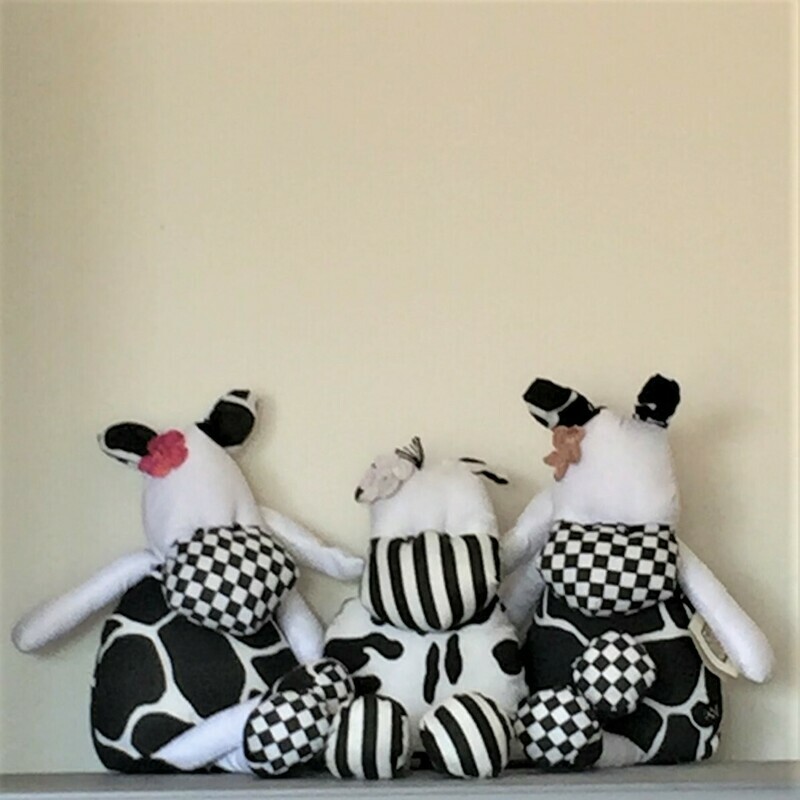 Cow Stuffed Toy (B&amp;W)