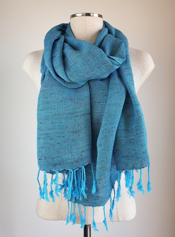 Turquoise "Fantasia" Shawl