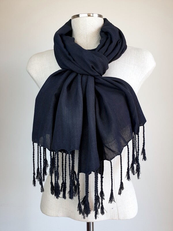 Solid Black Shawl