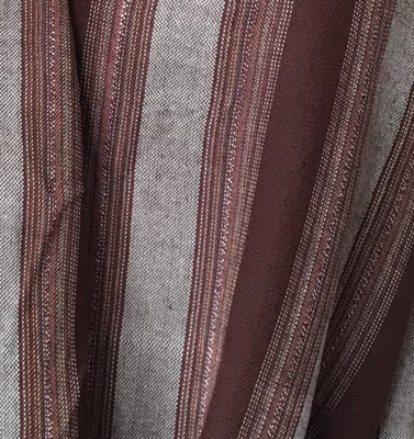Brown Wide Stripes Small Scarf