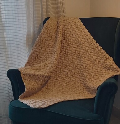 Mini Blanket: Beige Acrylic