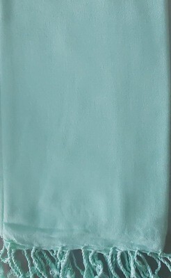 Solid Light Turquoise Shawl