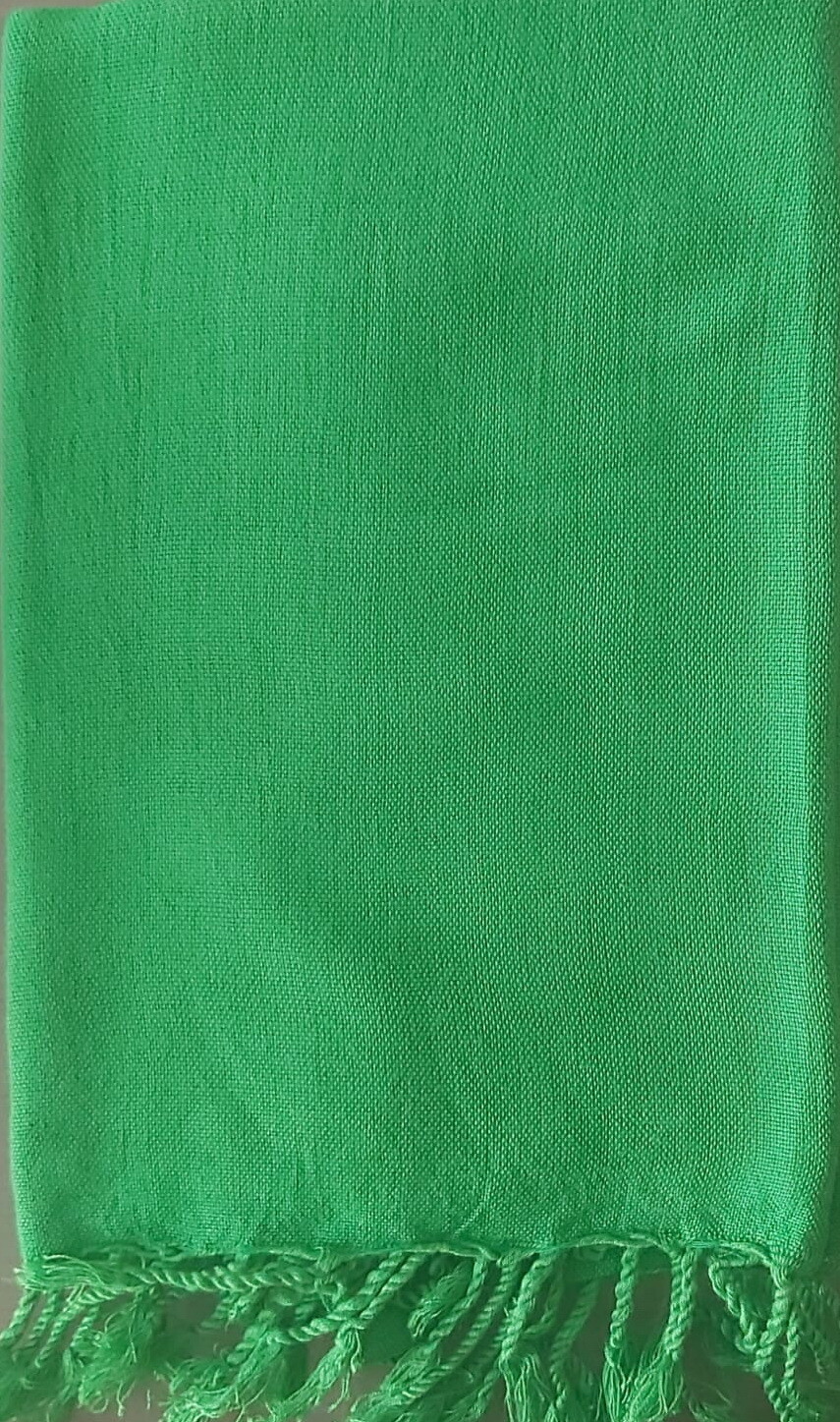 Solid Medium Green Shawl