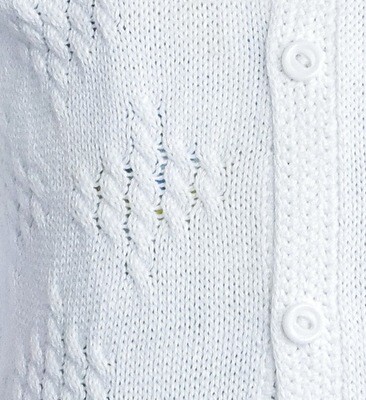 White cotton jacket, size 4yr