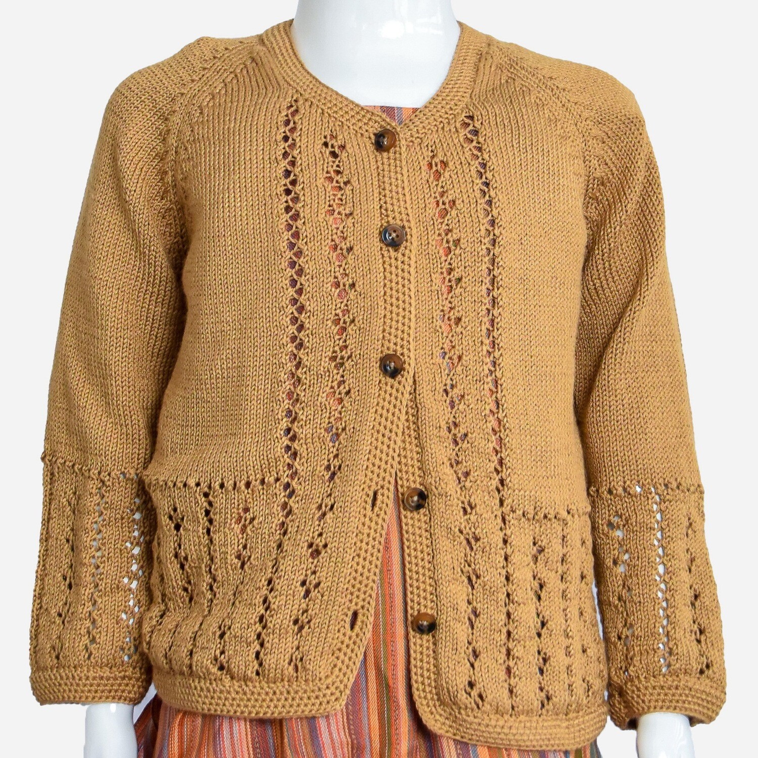 Lana: Copper Cotton jacket, size 3yrs