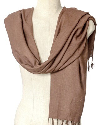 Solid Brown Shawl