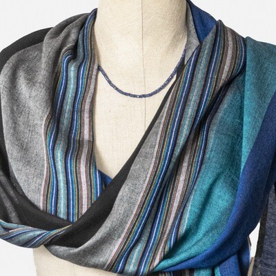 60cm wide striped shawls