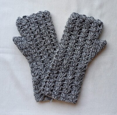 Fingerless Glove mixed greys