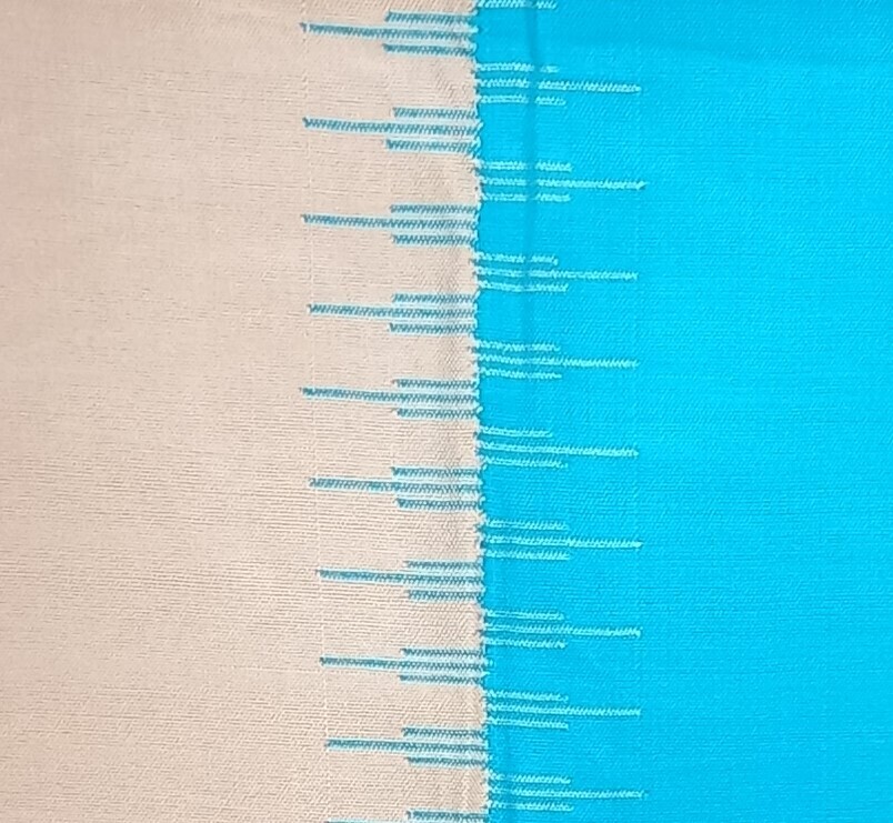 Marsoum: Turquoise and Beige (80x200cm)